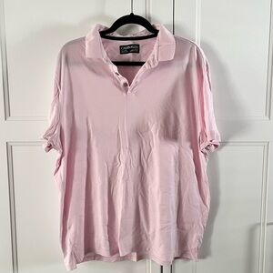 Calvin Klein Pink Women's Polo Shirt size XL